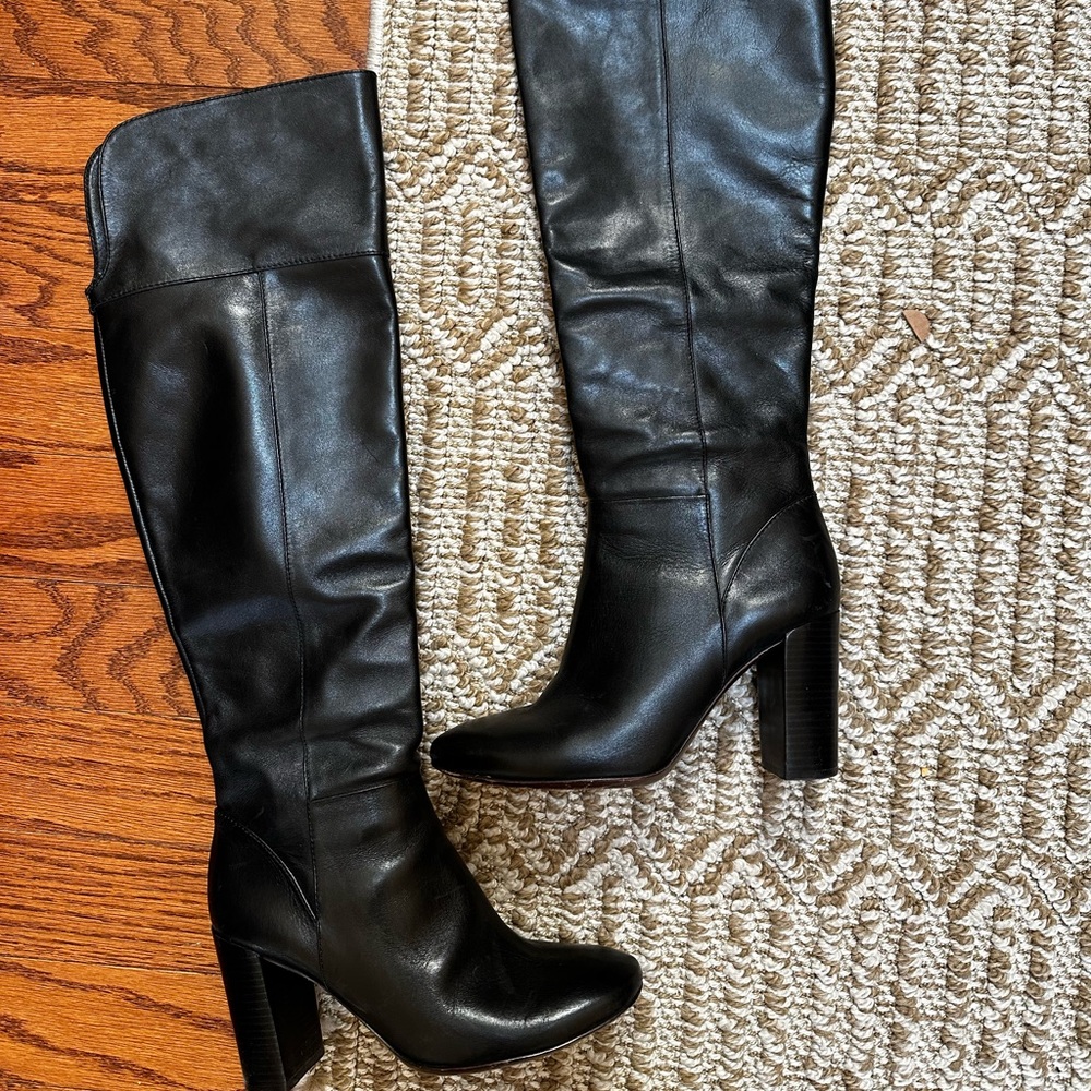 Tory Burch over the knee heeled boot